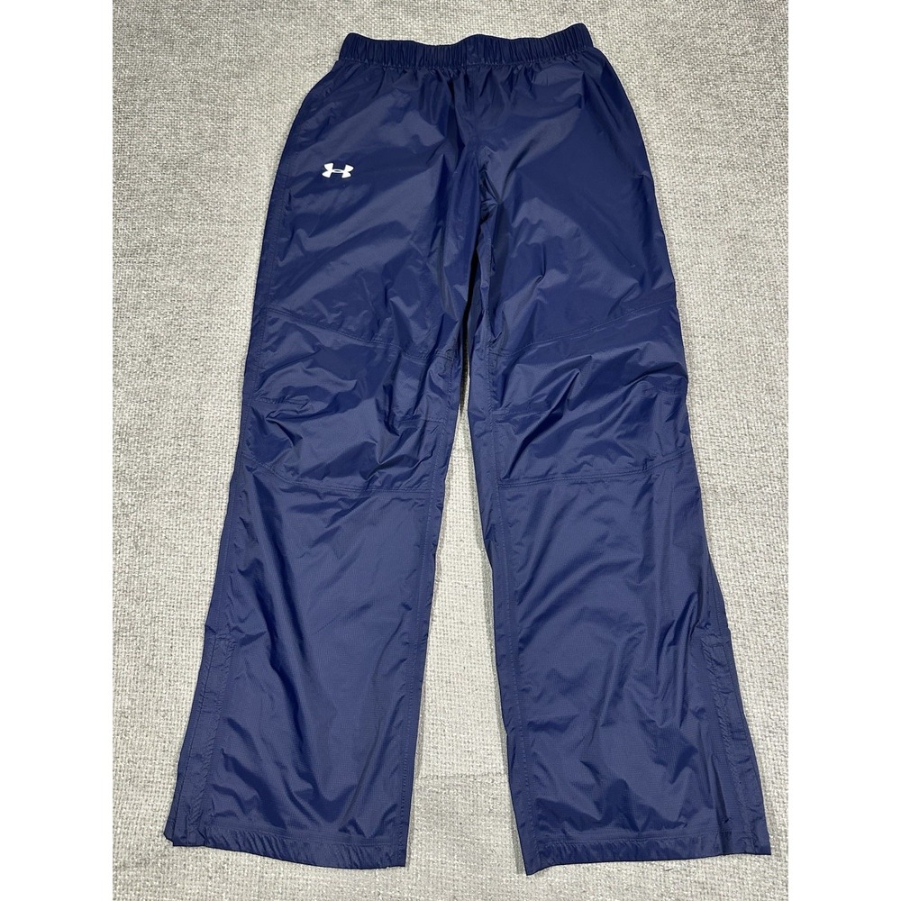 Under Armour Ace Storm Mens Medium Blue Nylon Rain‎ Golf Performance